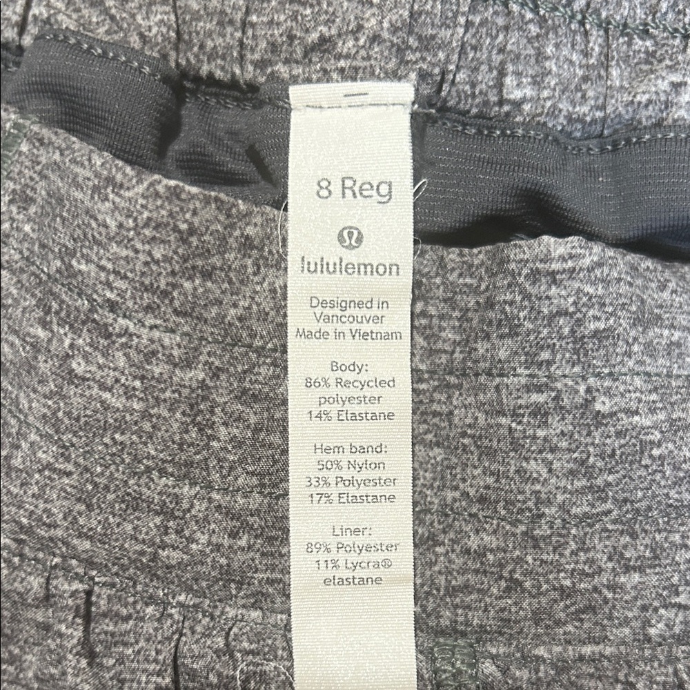 Women's Gray Lululemon sports Shorts - Picture 4 of 4